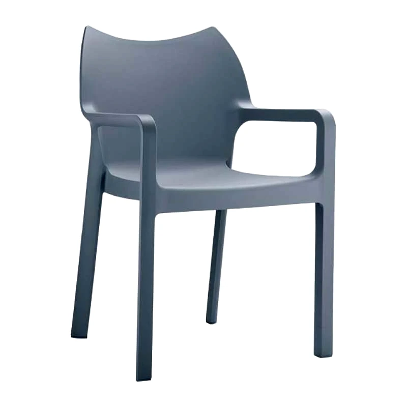 SIESTA Πολυθρόνα DIVA DARK GREY, SIESTA