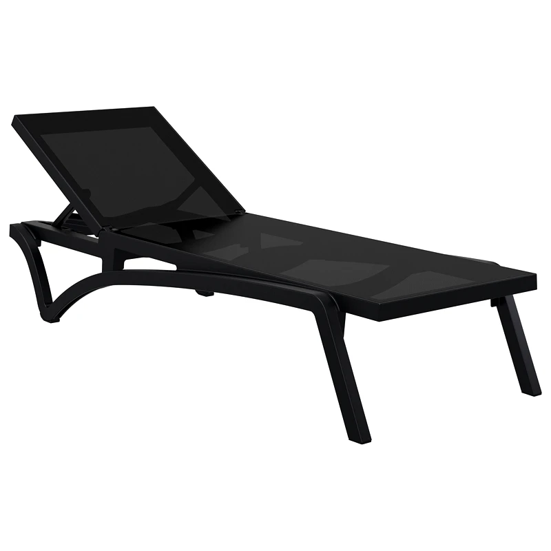 SIESTA Πασιφικ ξαπλωστρα black/black πολ/νιου