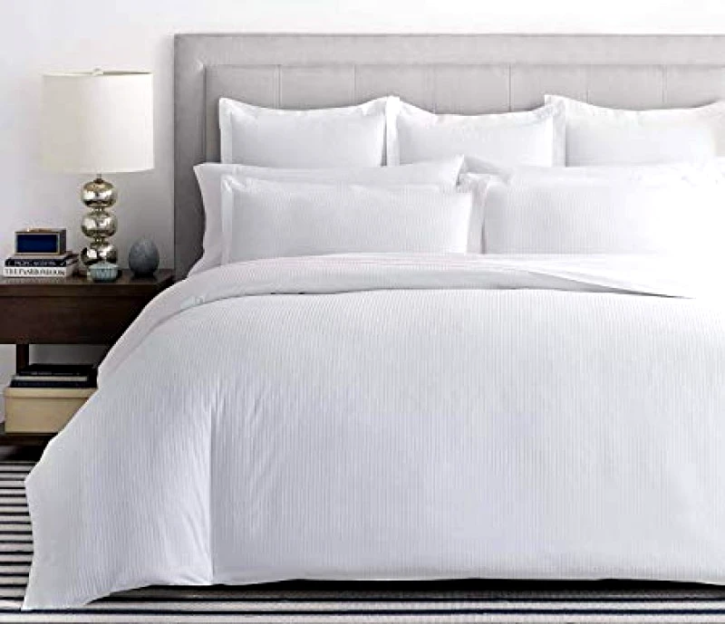 LE BLANC Σεντόνι μεμονωμένο king size (295Χ310) SATIN PLAIN LINE, LE BLANC
