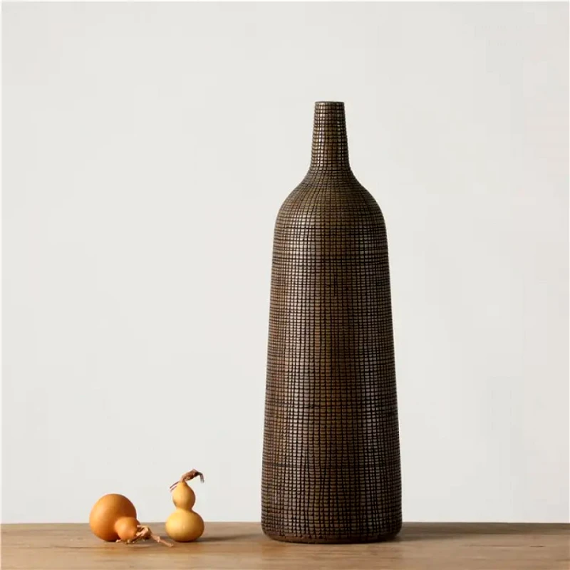 ETOILE Βάζο RESIN 14x14x41cm MB-2779, ETOILE