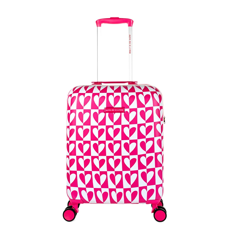 Agatha Ruiz De La Prada Βαλίτσα Καμπίνας AGATHA RUIZ DE LA PRADA Hearts Φούξια 134250-01