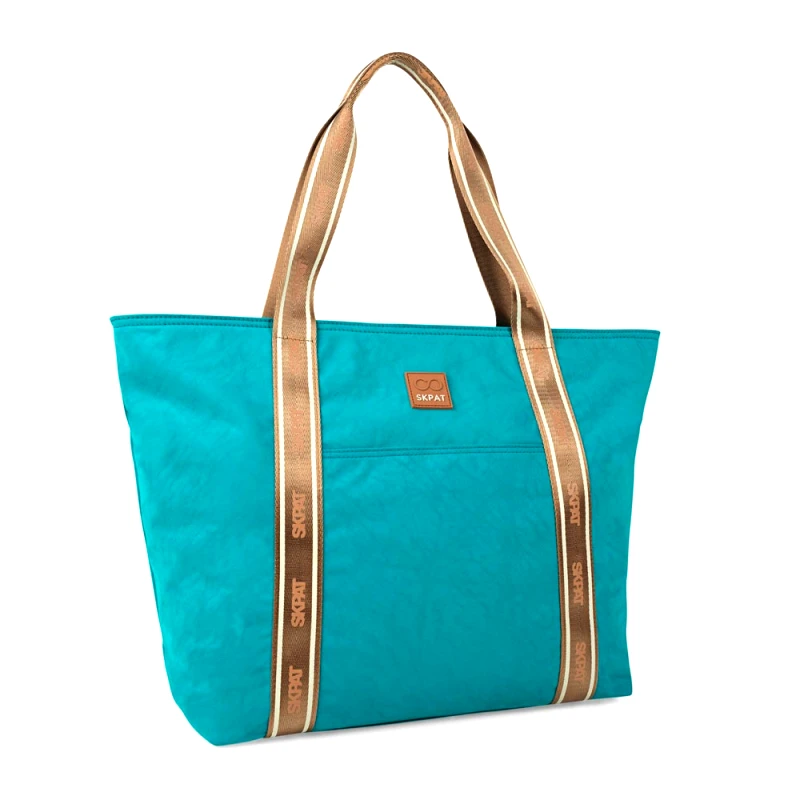 SKPAT Τσάντα Θαλάσσης Skpat Πετρόλ 601403-01 51x35x16cm