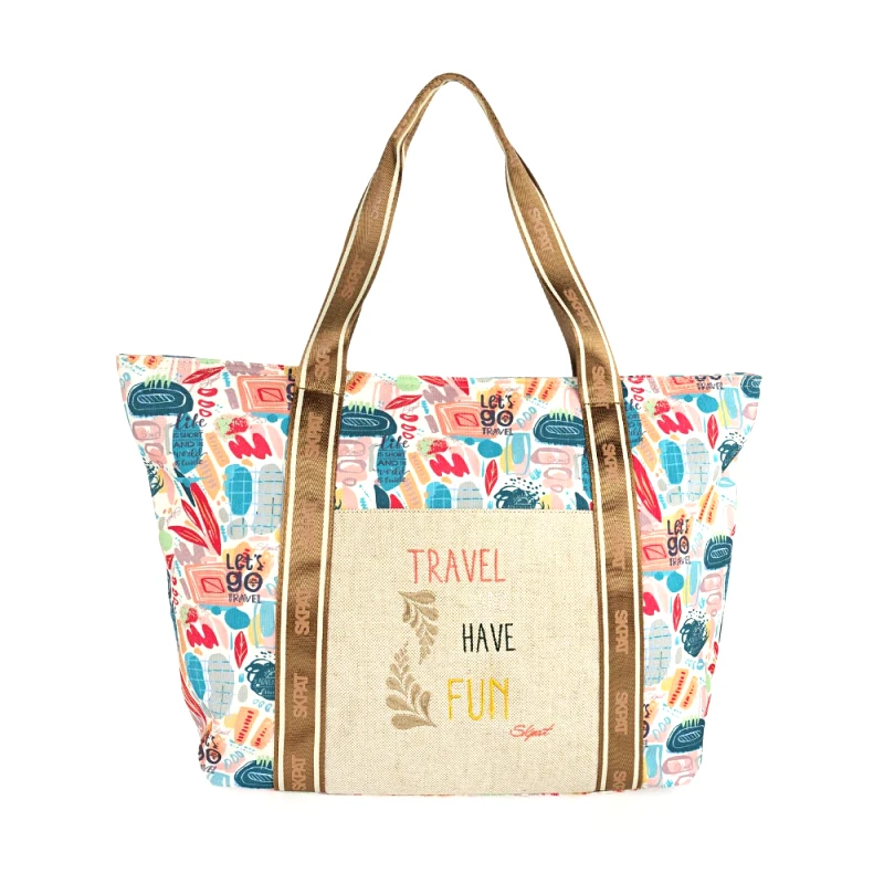 SKPAT Τσάντα Θαλάσσης Skpat Travel Have Fun 601401-01 51x35x16cm