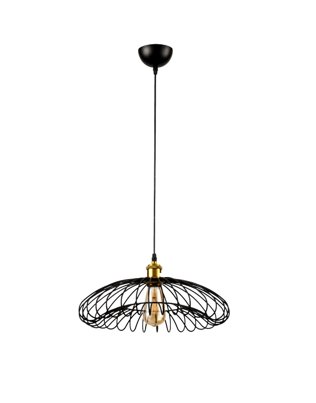 ARLIGHT Pdc 6081 bk μεταλλικο μαυρο 1χε27 σχ ομπρελα