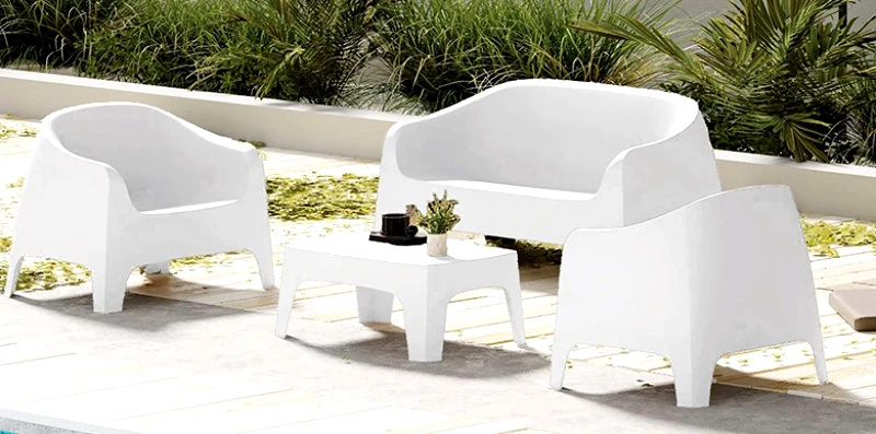 KATOIKEIN DECO Καθιστικό Σέτ Πολυπροπυλένιου 4 Τεμαχίων Με UV Προστασία