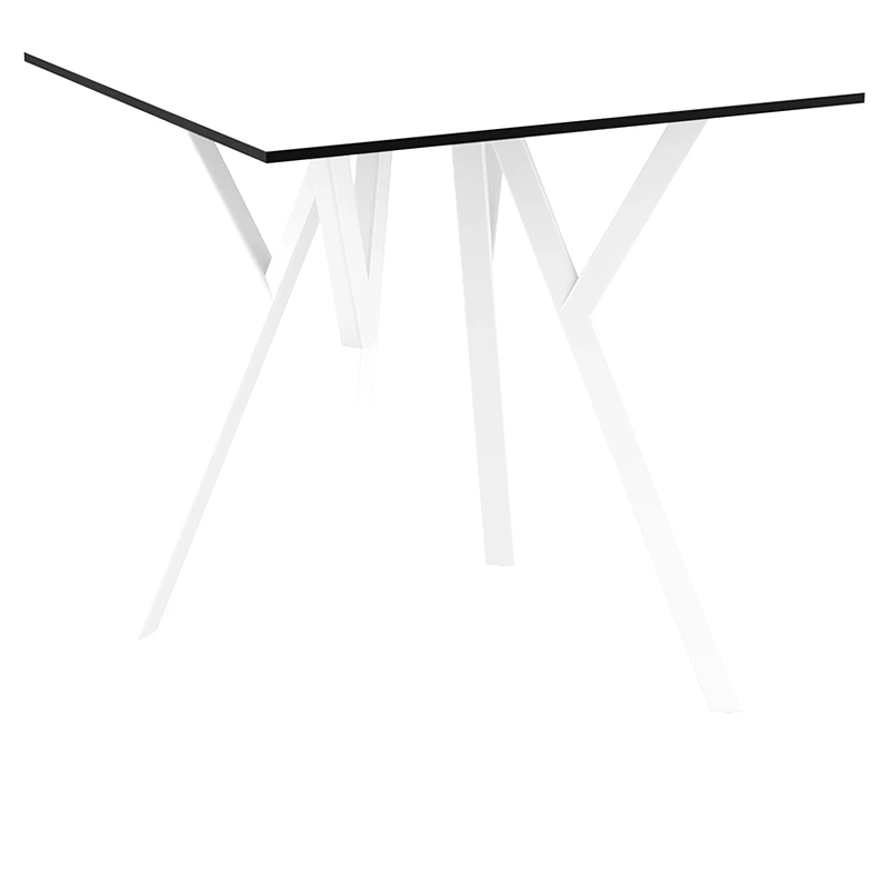 SIESTA MAX ΤΡΑΠΕΖΙ 70Χ70Χ74εκ. WHITE LAMINATE 12mm