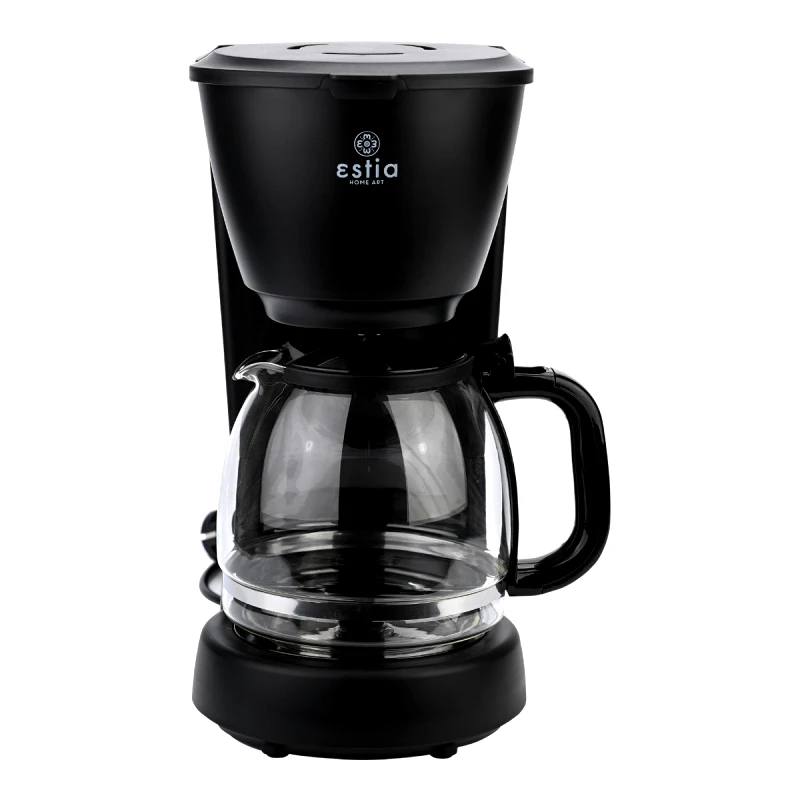 ESTIA ESTIA ΚΑΦΕΤΙΕΡΑ ΦΙΛΤΡΟΥ INTENSE DARK ΠΛΑΣΤΙΚΗ 1000w ΜΕ ΓΥΑΛΙΝΗ ΚΑΝΑΤΑ 1.25lt ΜΑΤ 06-24611