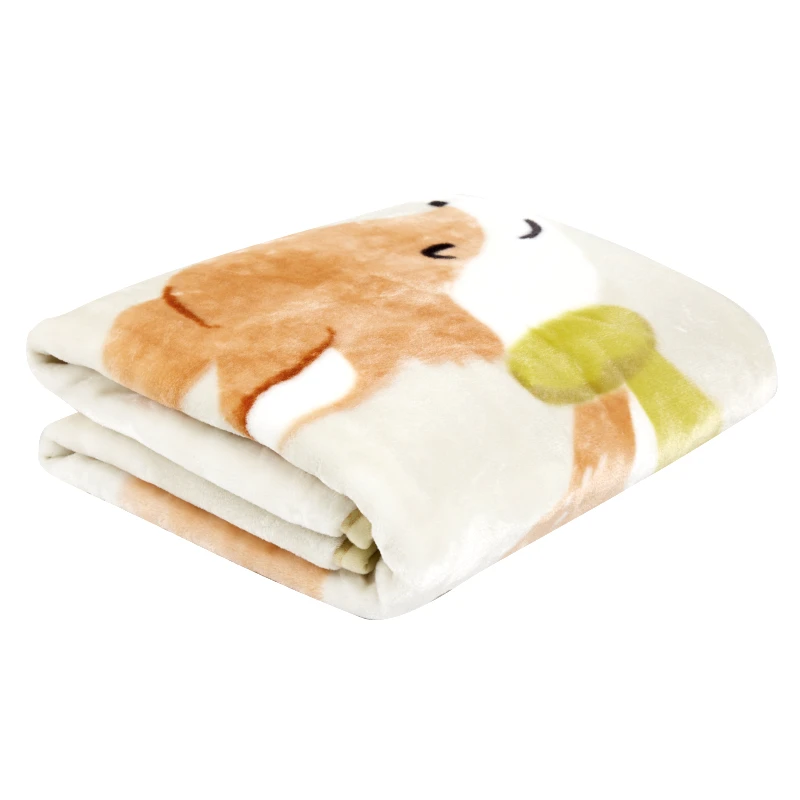 DAS Baby Das baby κουβερτα velour κουνιασ relax 4978 beige, teracotta 110χ140