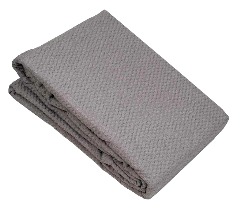 LE BLANC Κουβέρτα πικέ Υ/Δ (220X245) SANFORIZED GREY, LE BLANC