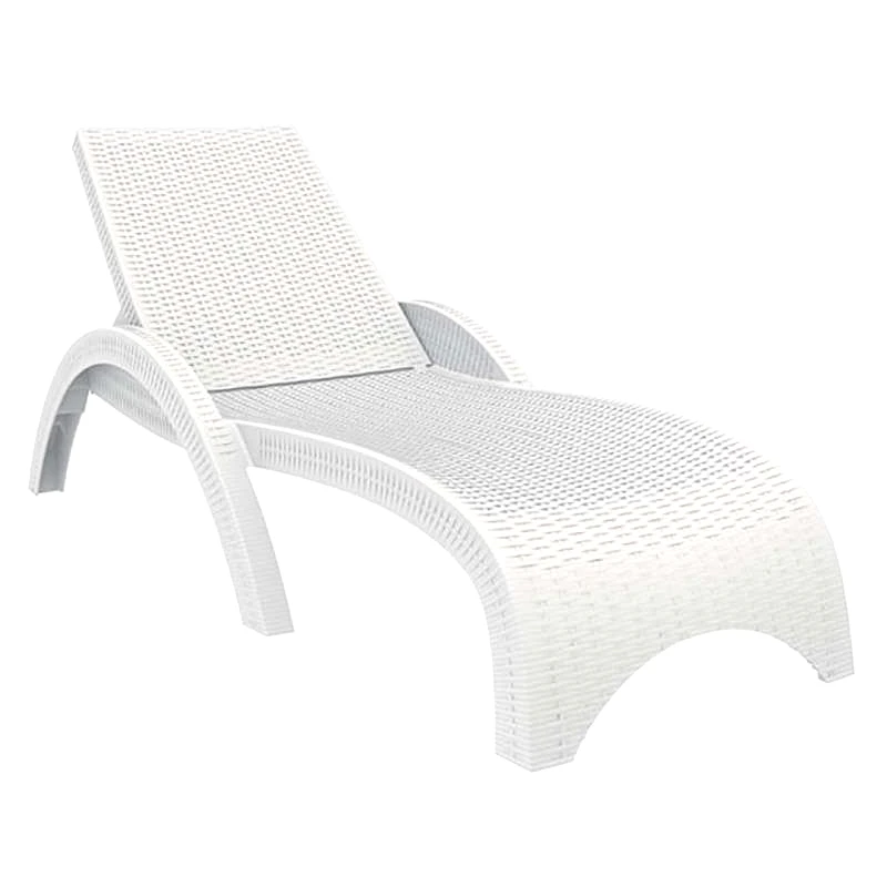 SIESTA Ξαπλώστρα (73Χ187Χ44) FIJI WHITE, SIESTA