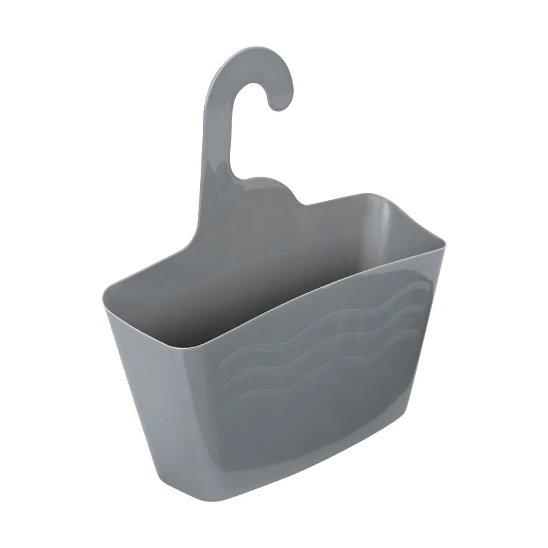 ESTIA ESTIA ΘΗΚΗ ΟΡΓΑΝΩΣΗΣ ΜΠΑΝΙΟΥ ΚΡΕΜΑΣΤΗ 24x7x25cm ΓΚΡΙ