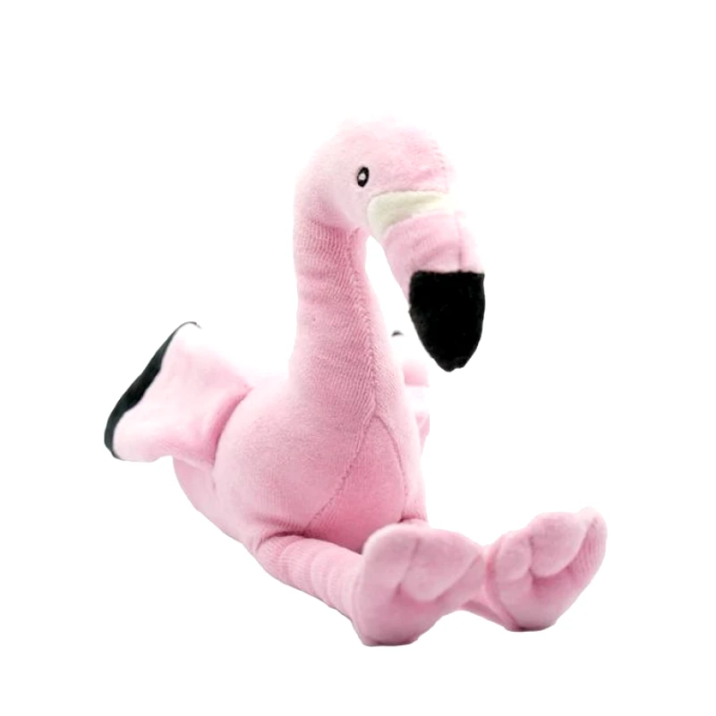 CUTE Λούτρινο Ροζ Φλαμίνγκο Organic Cotton Blend 20cm - CUTE