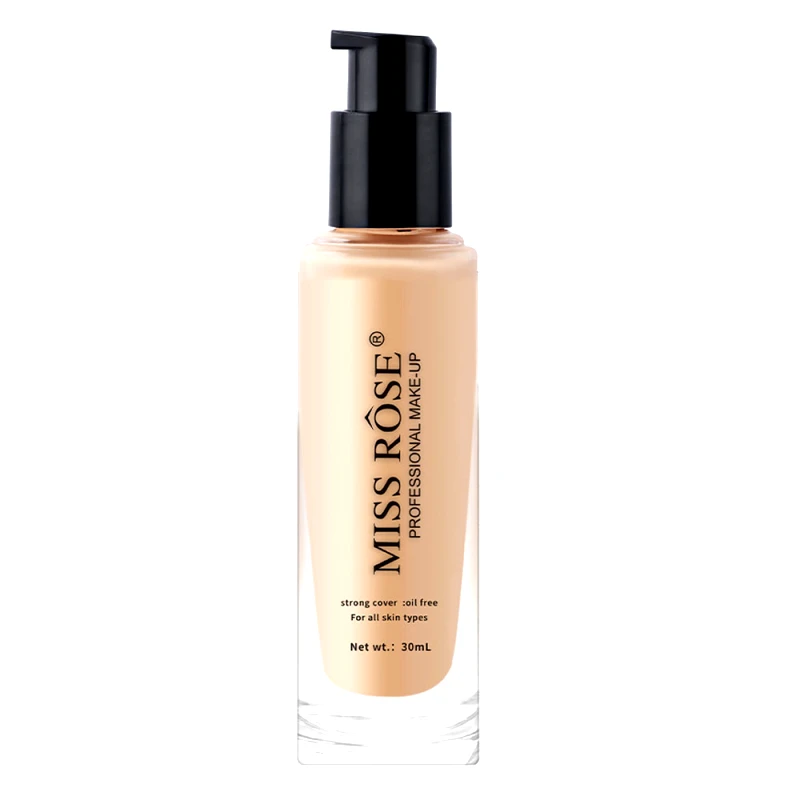 MISS ROSE Υγρό Concealer με Σταθερή Δοσολογία 30ml #Beige 3
