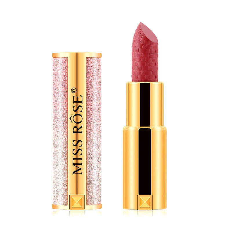 MISS ROSE Κραγιόν σε Φολιδωτή Χρυσή Συσκευασία 3.4g #5