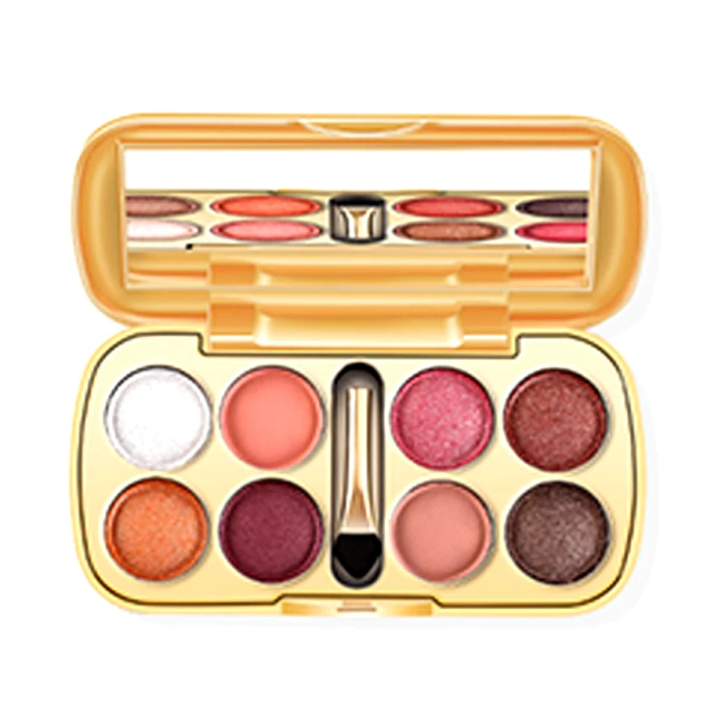 La Meila Shimmer Παλέτα 8 Χρωμάτων με Καθρέφτη 56g #2