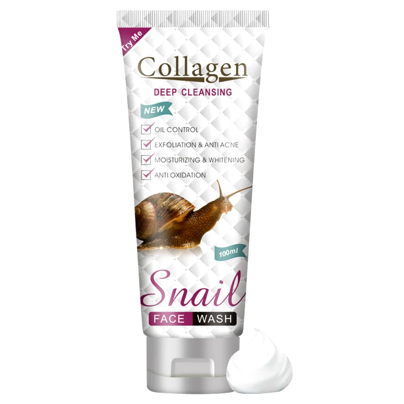 COLLAGEN Αφρός Καθαρισμού Προσώπου με Ελιξήριο Σαλιγκαριού 100ml by La Meila