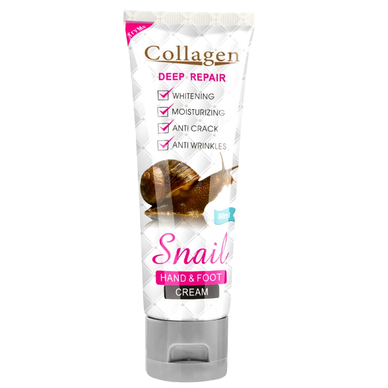 COLLAGEN Ενυδατική Κρέμα Σαλιγκαριού για Χέρια & Πόδια 80ml by La Meila