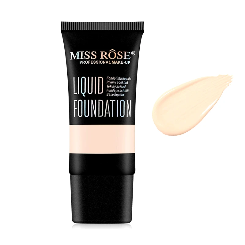 MISS ROSE Κρεμώδες Foundation 37g Ivory 6