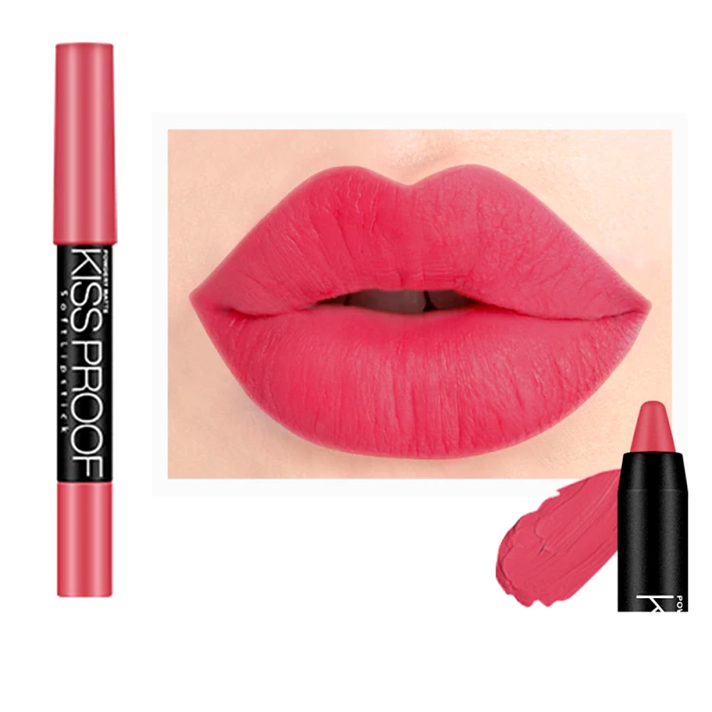 DNM Kiss Proof Περιστρεφόμενο Αδιάβροχο Κραγιόν Μολύβι 4.2ml #16-Charme Red