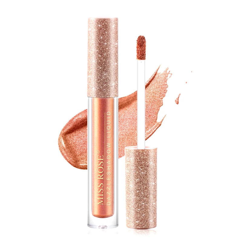 MISS ROSE Υγρή Σκιά Ματιών με Glitter 3ml #M10