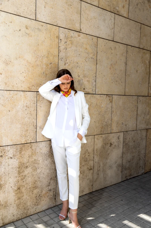 Anel Fashion ΨΗΛΟΜΕΣΟ ΠΑΝΤΕΛΟΝΙ ΛΕΥΚΟ