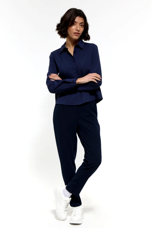 Anel Fashion ΜΠΛΕ ΠΑΝΤΕΛΟΝΑ ΣΕ ΙΣΙΑ ΓΡΑΜΜΗ