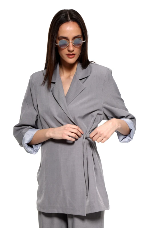 Anel Fashion ΓΥΝΑΙΚΕΙΟ ΣΑΚΑΚΙ ΓΚΡΙ ΣΚΟΥΡΟ ΣΤΑΥΡΩΤΟ