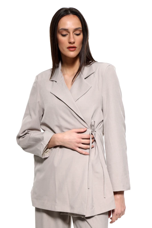 Anel Fashion ΓΥΝΑΙΚΕΙΟ ΣΑΚΑΚΙ ΓΚΡΙ ΑΝΟΙΚΤΟ ΣΤΑΥΡΩΤΟ