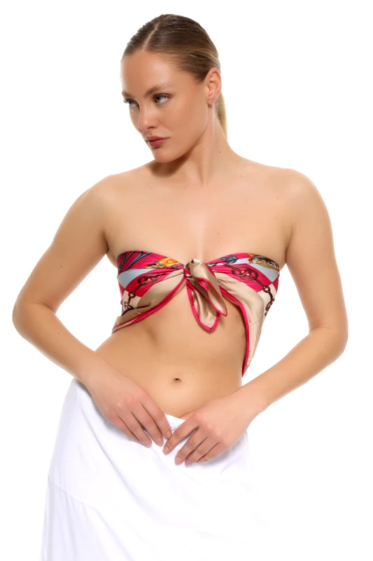 Anel Fashion ΚΑΦΕ ΠΟΛΥΧΡΩΜΟ ΦΟΥΛΑΡΙ ΜΕ ΣΧΕΔΙΑ