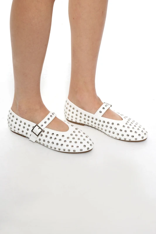 Anel Fashion ΓΥΝΑΙΚΕΙΟ ΛΕΥΚΟ ΠΑΠΟΥΤΣΙ ΧΑΜΗΛΟ