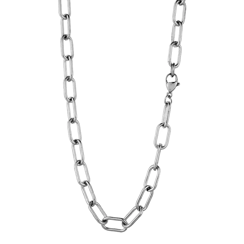 AMOR AMOR Κολιέ Αλυσίδα Από Ανοξείδωτο Ατσάλι TA17920 55cm