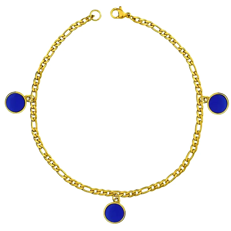 AMOR AMOR Βραχιόλι Από Ανοξείδωτο Ατσάλι Επιχρυσωμένο AA29060 14cm