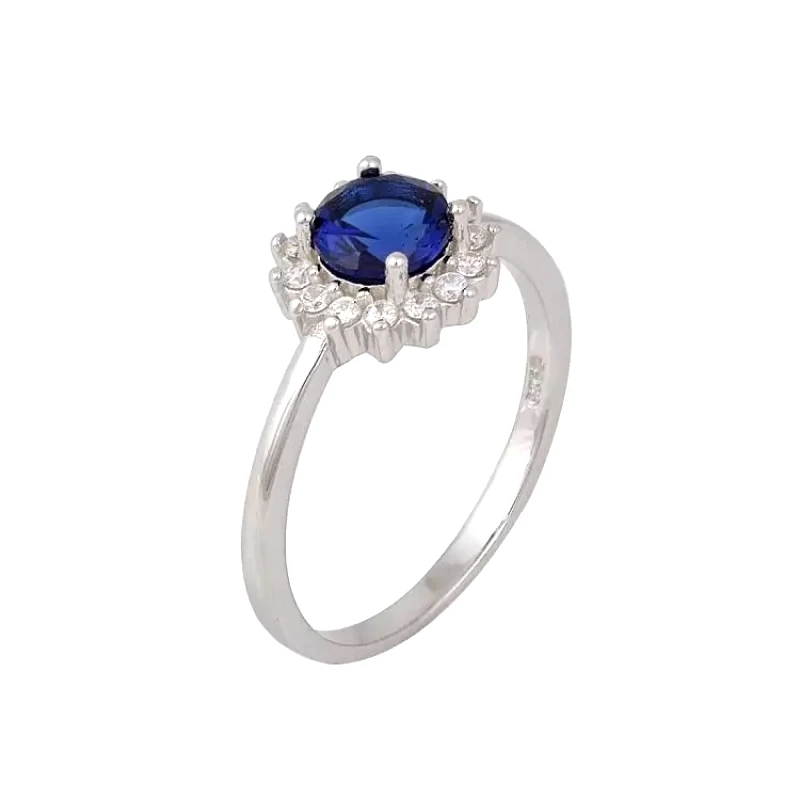 AMOR AMOR Δαχτυλίδι Ροζέτα Από Ασήμι 925 Στρογγυλό SS34275