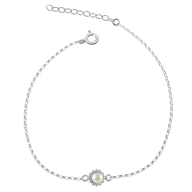 AMOR AMOR Βραχιόλι Από Ασήμι 925 Επιπλατινωμένο Με Swarovski EX26959