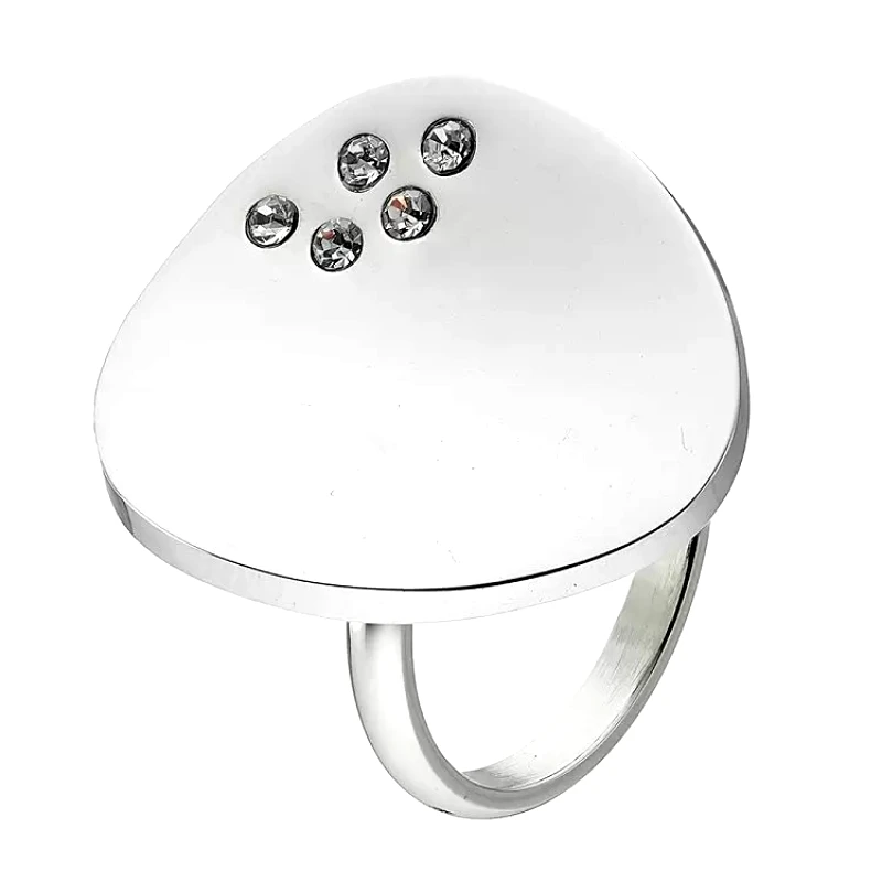 AMOR AMOR Δαχτυλίδι Από Ανοξείδωτο Ατσάλι AS30240