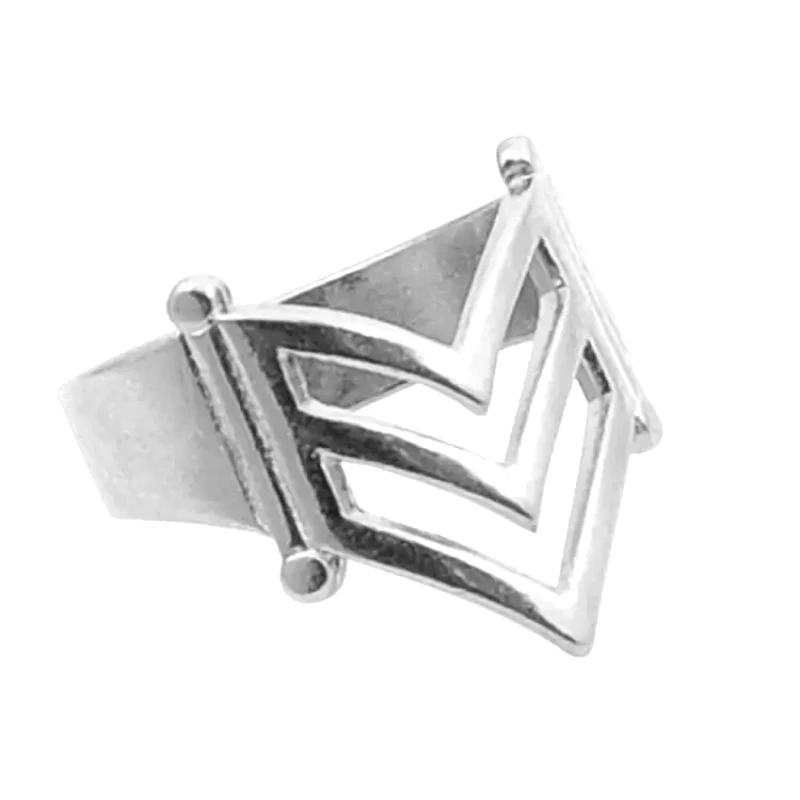 AMOR AMOR Δαχτυλίδι Από Ορείχαλκο Επαργυρωμένο PF39930