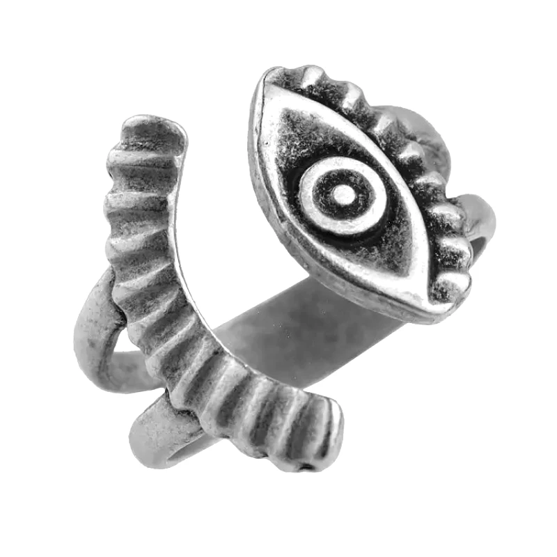 AMOR AMOR Δαχτυλίδι Από Ορείχαλκο Με Ματάκι PF34247