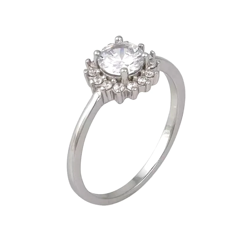 AMOR AMOR Δαχτυλίδι Ροζέτα Από Ασήμι 925 Στρογγυλό SS34273