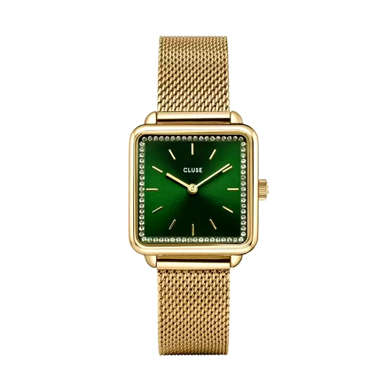CLUSE CLUSE La Tιtragone Mesh Stones Green Gold Colour CW10309