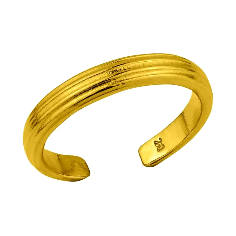 AMOR AMOR Δαχτυλίδι Από Ορείχαλκο Επιχρυσωμένο 24Κ PF38684