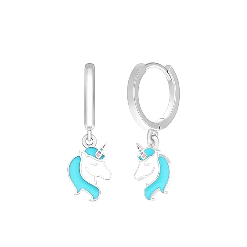 MAREA Σκουλαρίκια Κρίκοι Marea Από Ασήμι 925 Μονόκερος D02401/AJ