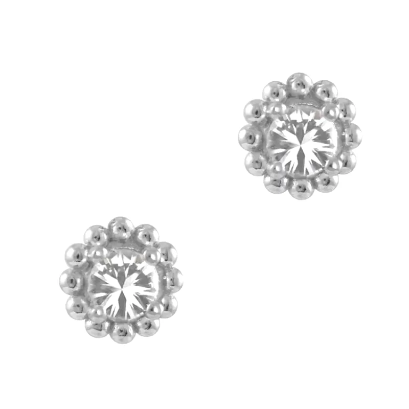 AMOR AMOR Σκουλαρίκια Από Ασήμι 925 Επιπλατινωμένο Με Swarovski EX49210