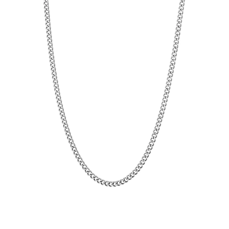 AMOR AMOR Κολιέ Αλυσίδα Από Ανοξείδωτο Ατσάλι AS17933