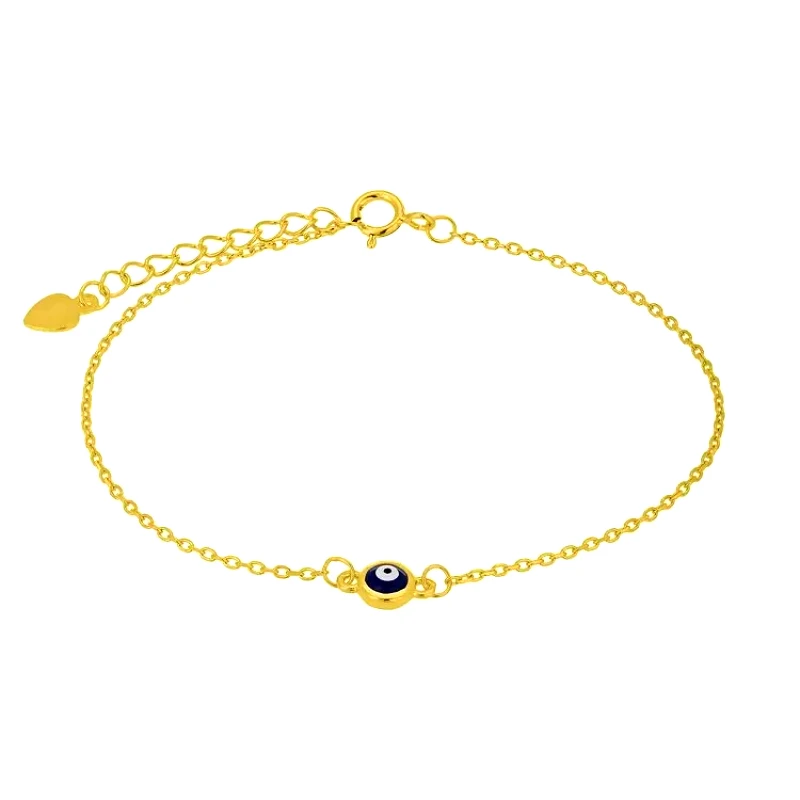 AMOR AMOR Βραχιόλι Από Ασήμι 925 Επιχρυσωμένο Με Ματάκι PS25780