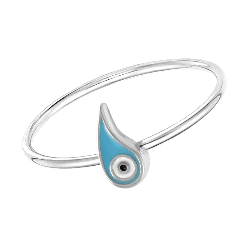 AMOR AMOR Δαχτυλίδι Από Ασήμι 925 Επιπλατινωμένο Με Ματάκι EX39410