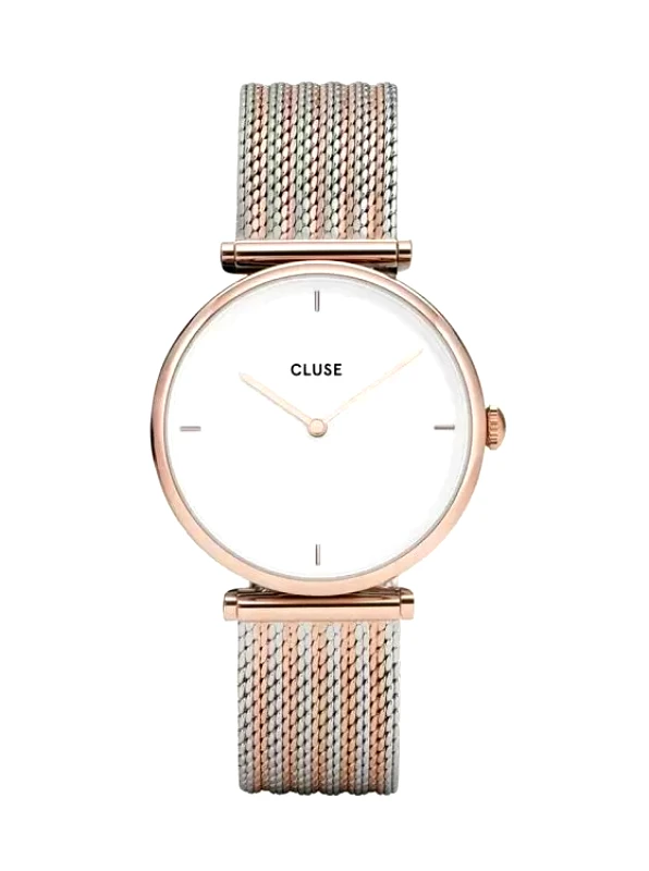 CLUSE CLUSE Triomphe Rose Gold Bicolour Mesh CW0101208001