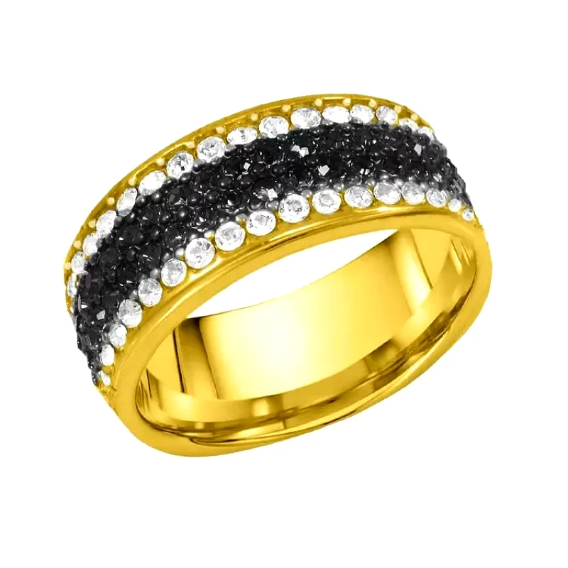 AMOR AMOR Δαχτυλίδι Από Ασήμι 925 Επιχρυσωμενο Με Swarovski EX39369
