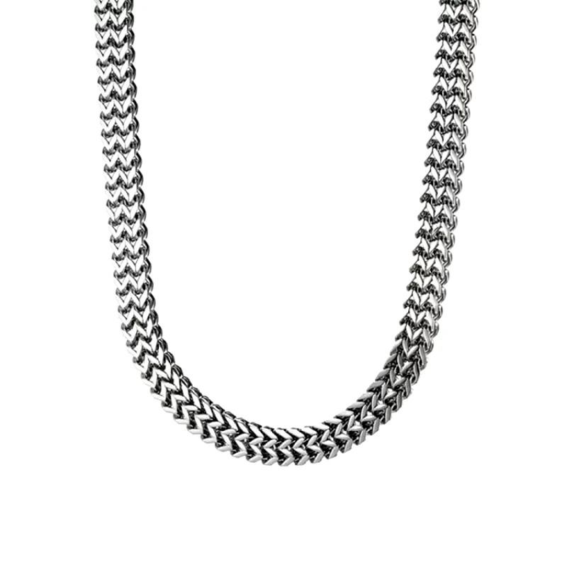 AMOR AMOR Κολιέ Αλυσίδα Από Ανοξείδωτο Ατσάλι AS17950