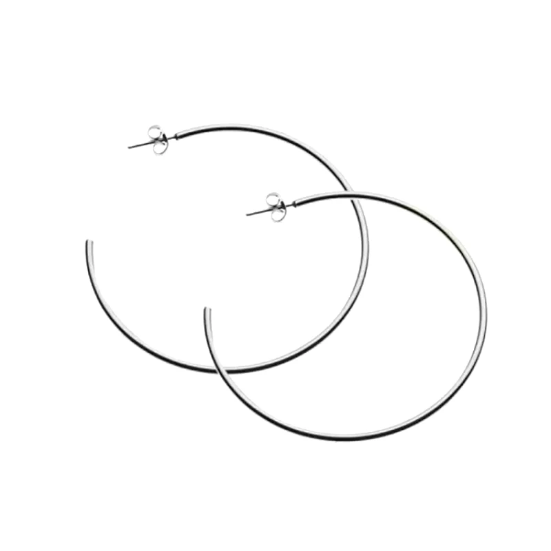 AMOR AMOR Σκουλαρίκια Κρίκοι Από Ανοξείδωτο Ατσάλι AS47646