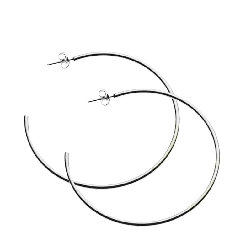 AMOR AMOR Σκουλαρίκια Κρίκοι Από Ανοξείδωτο Ατσάλι AS47653